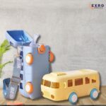 cute kids bus shape water bottle