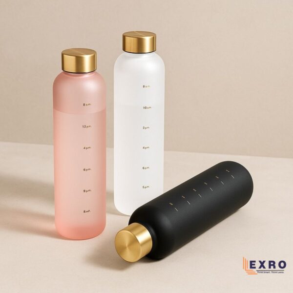 Plastic Motivational Water Bottle