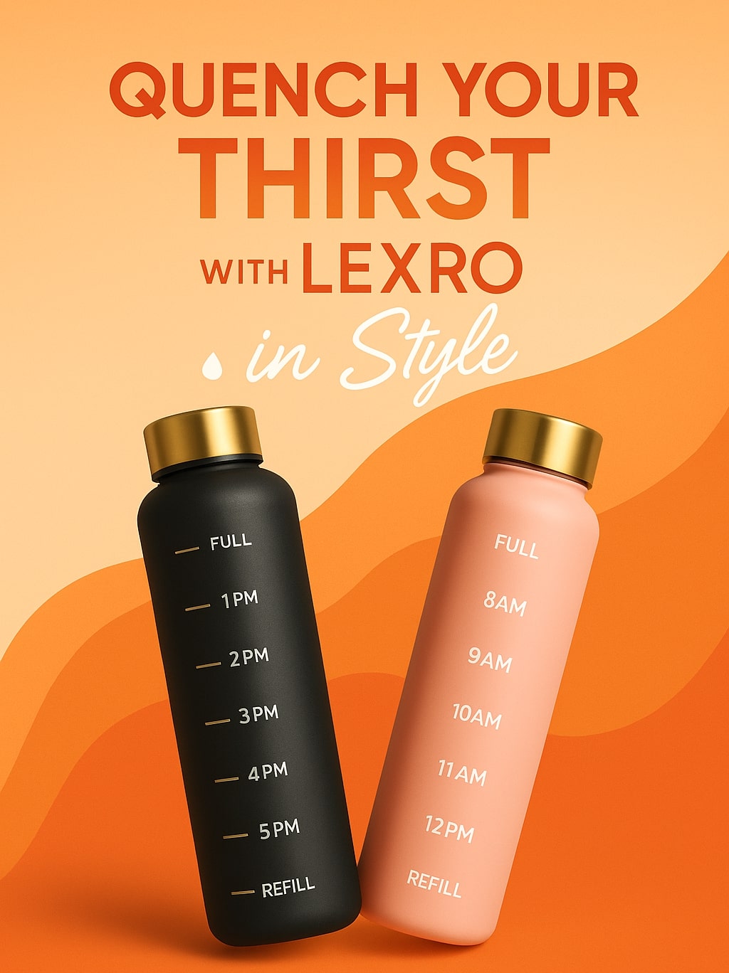 Lexro Water Bottles
